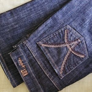 Kut From The Kloth Womens Boot Cut Dark Wash Blue Denim Jeans Size 14 KP011EQMCK